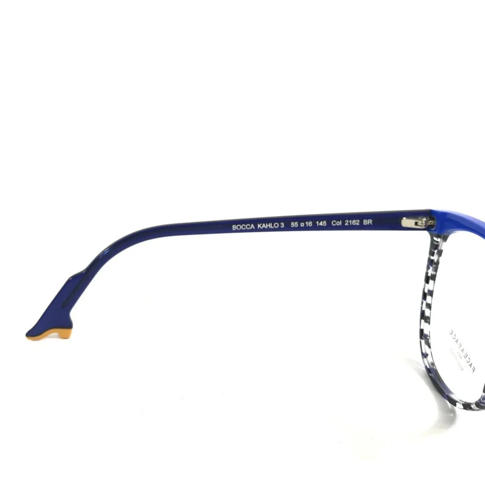 Bocca by Face A Face Eyeglasses Frames KAHLO 3 Col 2162 Flashy Blue 55-16-145